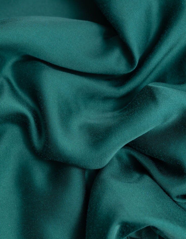 Robe vert émeraude maxi noeud Femme-6