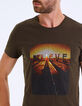 Tee-shirt bronze brodé Believe Homme-5