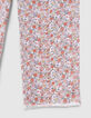 Lila WIDE LEG jeans flower power meisjes-4