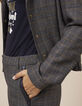 Veste courte fauve à motif prince-de-galles I.Code-4