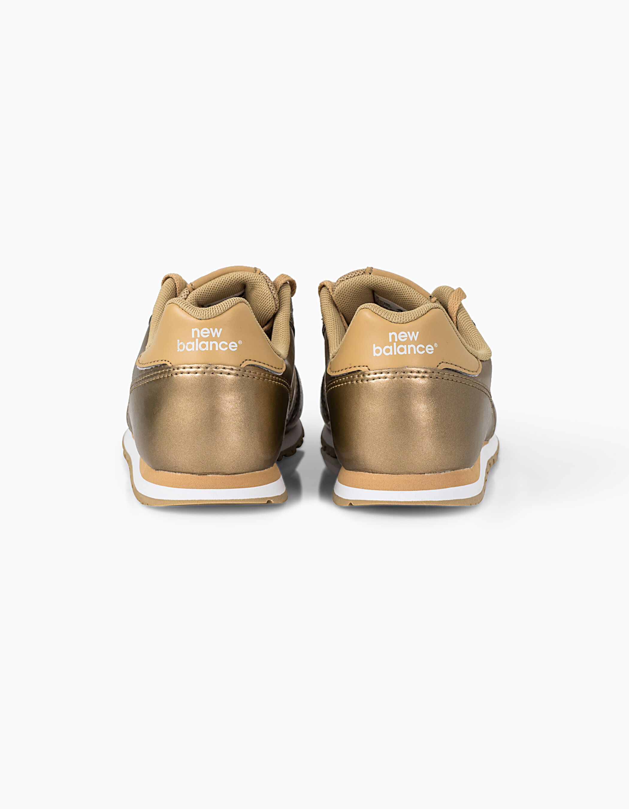 New balance doradas niña store