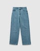 Straight blue jeans for girl-1