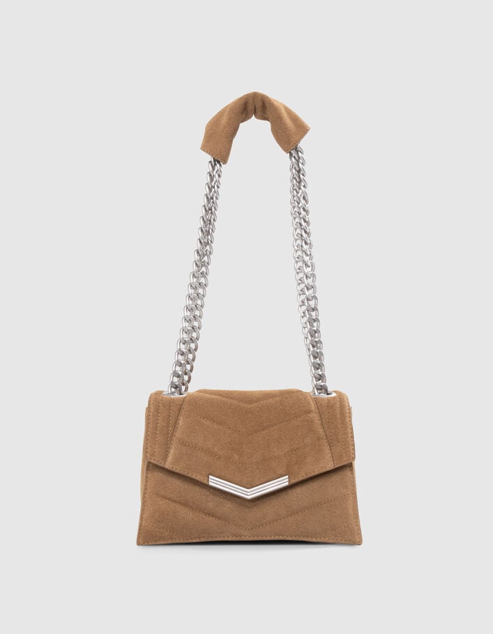 THE 1. SEASONALS Women's sand quilted leather Size S bag - IKKS