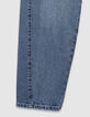 Blaue Mädchen-Ballonjeans mit Kordel-4