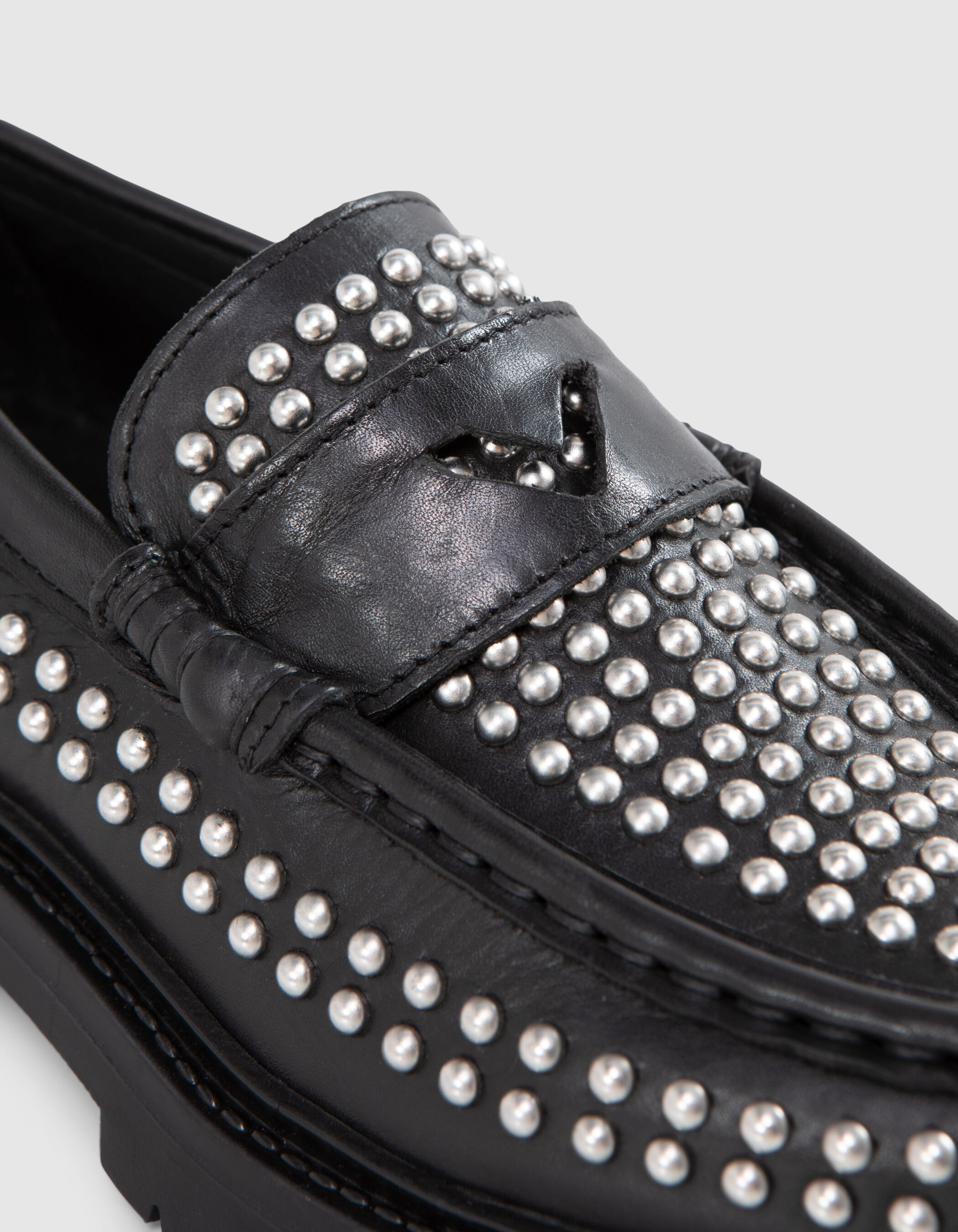 Mocassin a clou femme sales