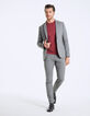 Grauer Herrensakko mit Glencheck-Karomuster Travel Suit-7