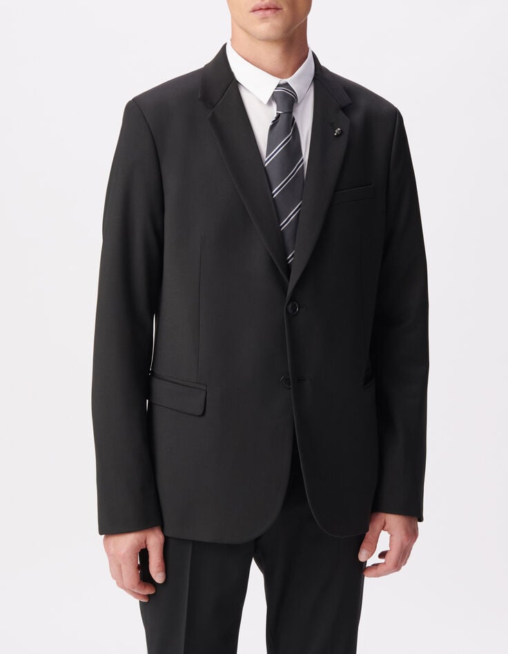 Men’s black TRAVEL SUIT suit jacket-4 Men’s black TRAVEL SUIT suit jacket-4
