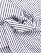 Herren 100% Baumwolle REGULAR blau gestreiftes Hemd-9
