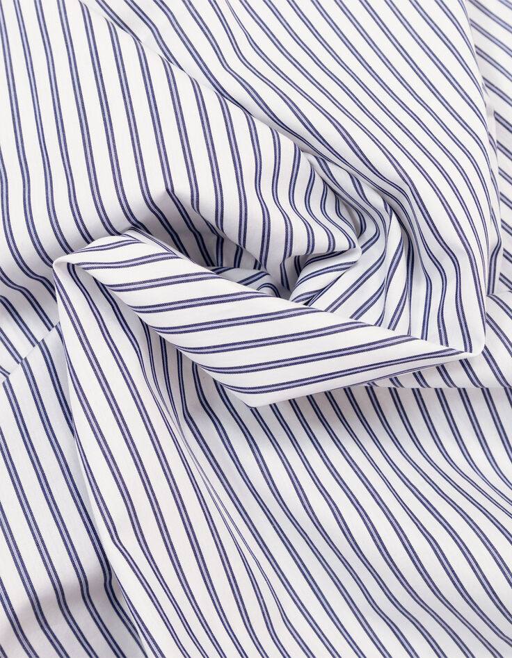 Herren 100% Baumwolle REGULAR blau gestreiftes Hemd-9 Herren 100% Baumwolle REGULAR blau gestreiftes Hemd-9
