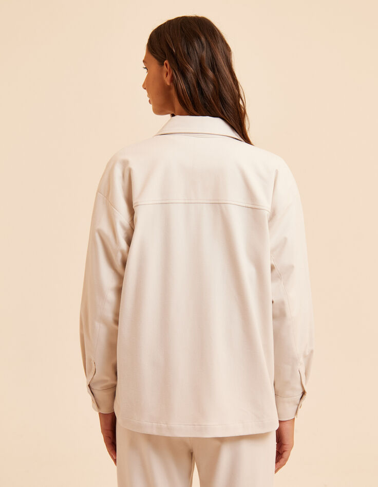 Veste &eacute;crue esprit surchemise I.Code-4