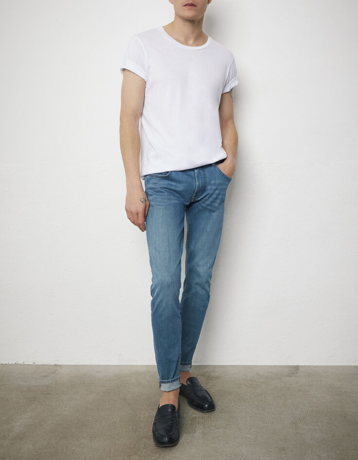 Stormblauwe SKINNY jeans Heren-6