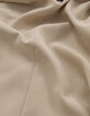 Women's beige recycled polyester suit jacket-6