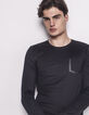 Tee-shirt noir homme-4