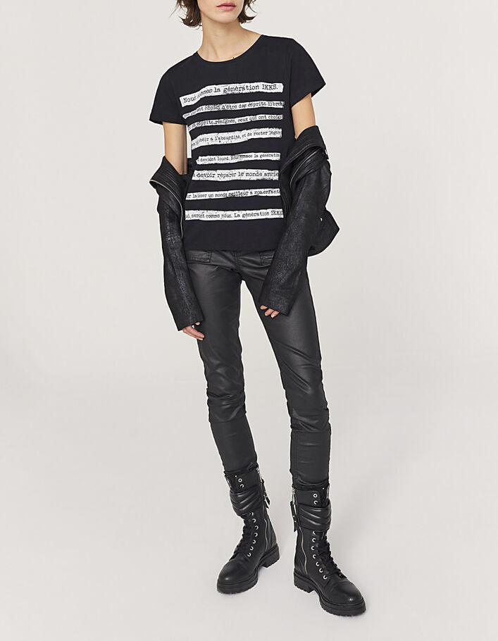 T-shirt Manifesto 1440 Leather Story dames-7