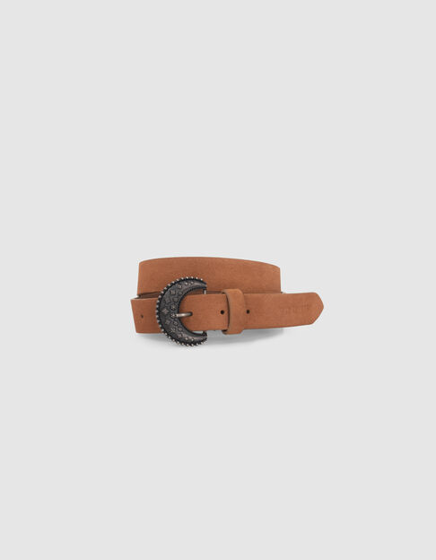 Camel riem suèdeleer fantasiegesp meisjes