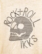 Boys’ wheat organic T-shirt with embroidered skull-5