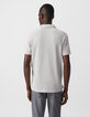 Polo REGULAR nuage coton bio maille nid d'abeille Homme-3