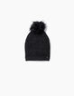 Girls' leopard beanie hat-1