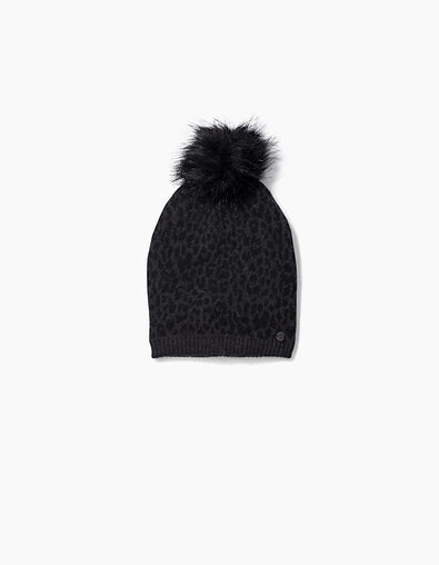 Girls' leopard beanie hat - IKKS