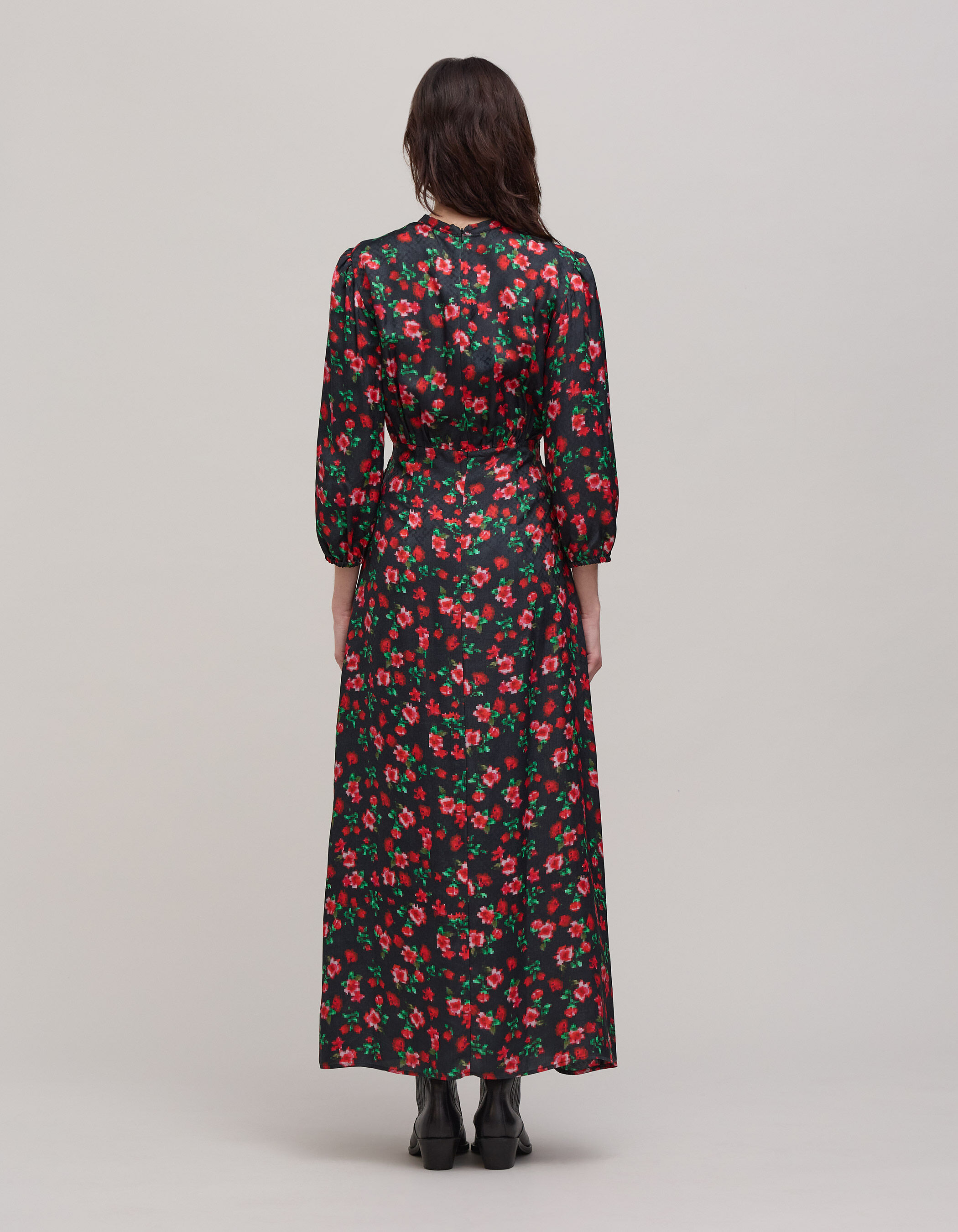 Robe longue noire ikks on sale