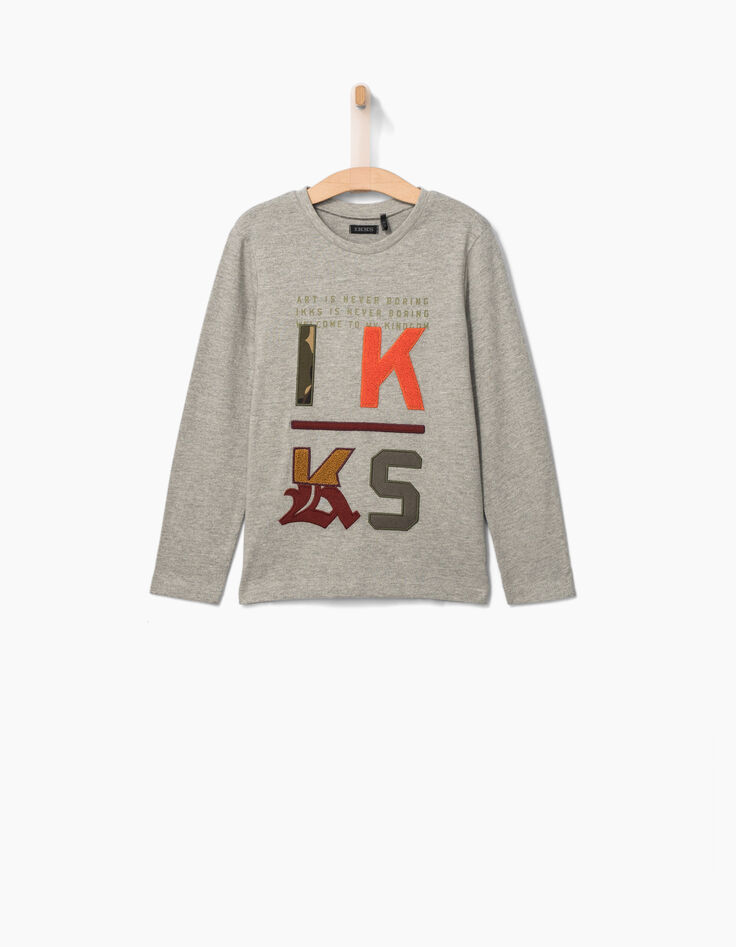 Boys’ patches T-shirt-2 Boys’ patches T-shirt-2