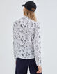 Damenbluse aus Viskosechiffon mit Tattoo-Print-3