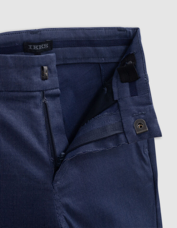 Pantalon de costume cérémonie marine garçon-7