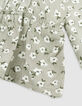 Blouse verte imprimé floral d'été fille-8