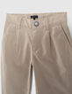 Beige Jungen-Chinohose-4