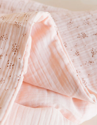 Colcha rosa gasa de algodón bio invierno GABRIELLE PARIS - IKKS
