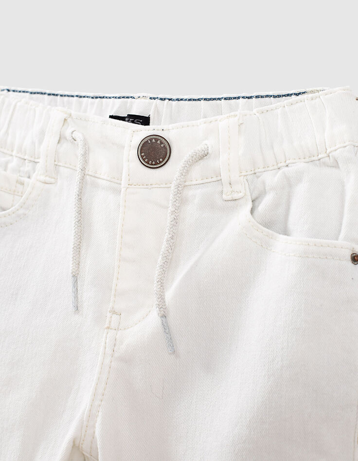 Optisch witte jeansbermuda jongens -3 Optisch witte jeansbermuda jongens -3