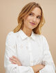 Ecru hemdblouse in broderie anglaise I.Code-4