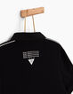 Polo negro cordoncillos hombros LOS ANGELES niño -7