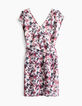 Vestido pico drapeado estampado acuarela mujer-1