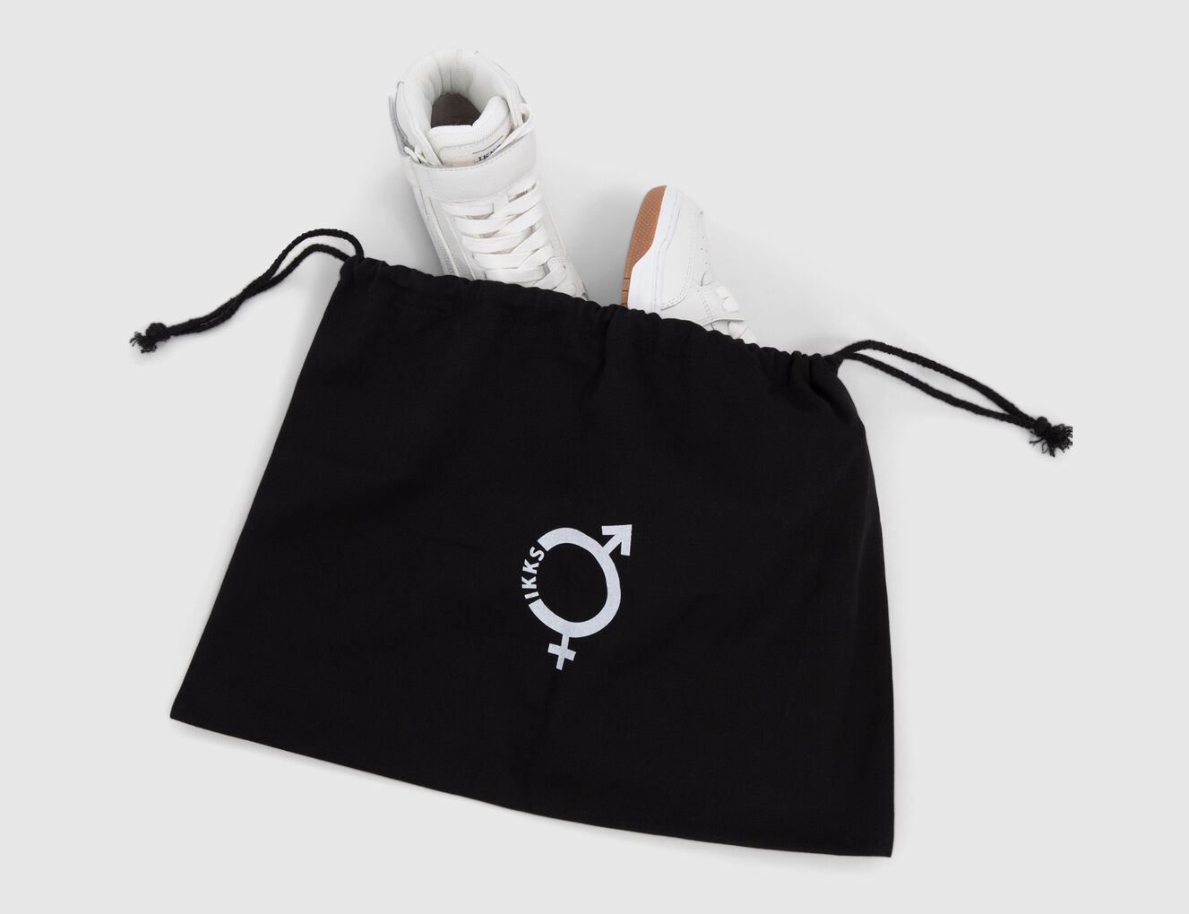 Gender Free-Sneakers blanches cuir Mixte - IKKS-7