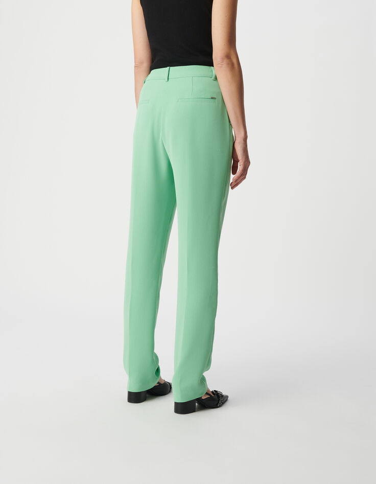 Damesbroek in groen gerecycled polyester-3