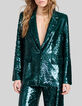 Malachiet blazer geheel in lovertjes Dames-2