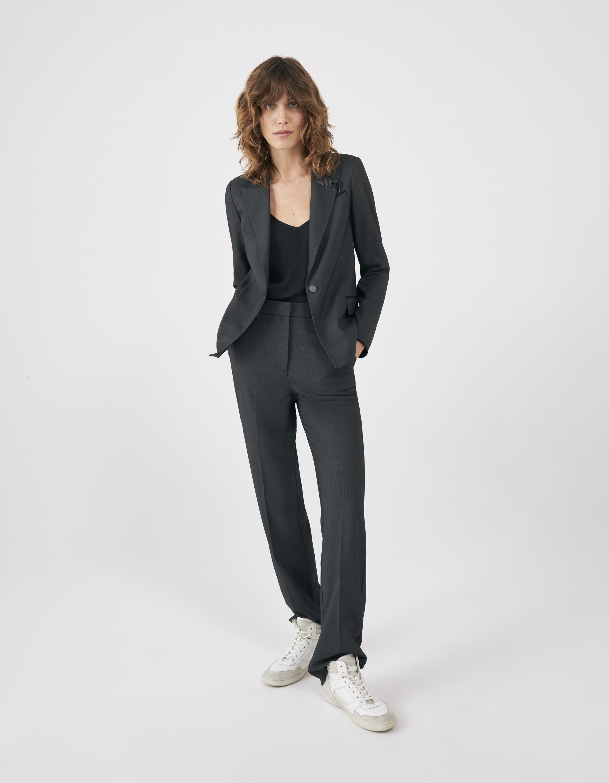 Tailleur pantalon noir deals
