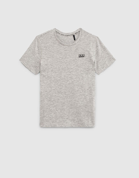 Camiseta gris Essentiel de algodón bio