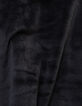 Grijze hoodie velourstricot meisjes-9