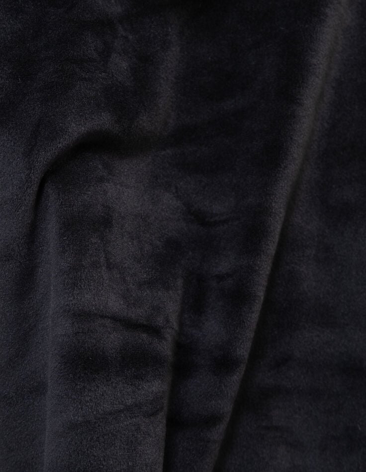 Grijze hoodie velourstricot meisjes-9 Grijze hoodie velourstricot meisjes-9