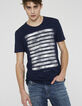 Men's blue T-shirt-1