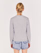 Women’s grey slogan image sweatshirt-3