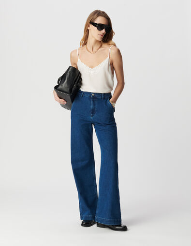Jean large bleu moyen Femme - IKKS