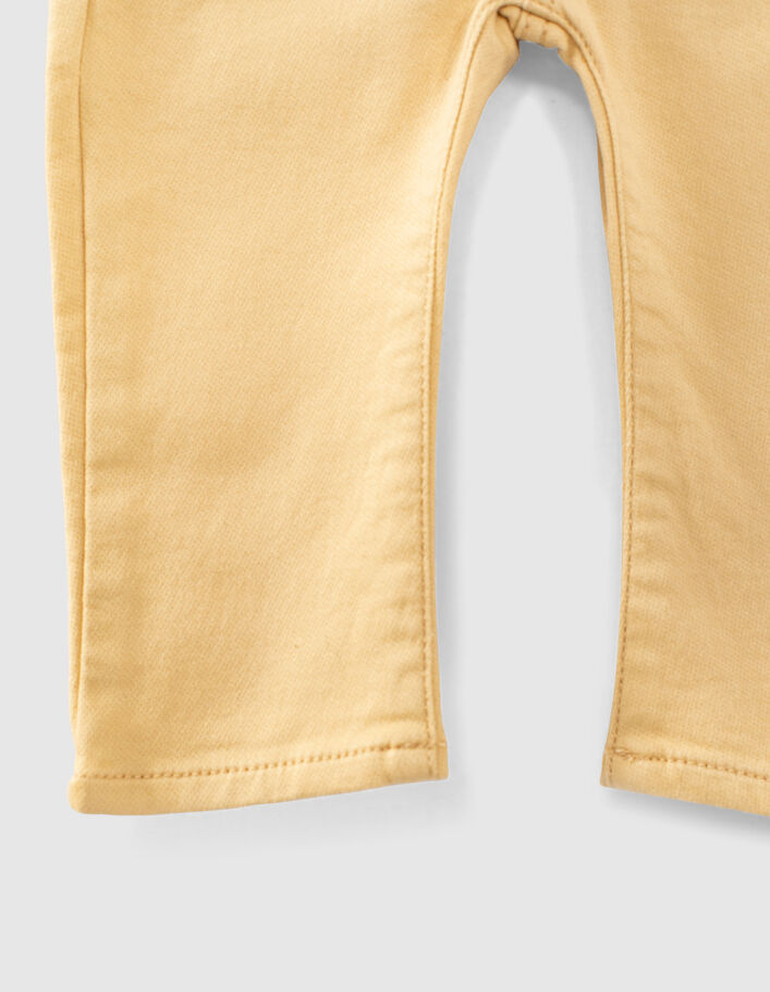 Tarwegele jeans knitlook biokatoen babyjongens  - IKKS