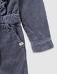 Girls’ blue corduroy jumpsuit-8