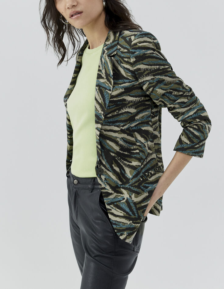 Americana caqui jungle camuflaje mujer-1