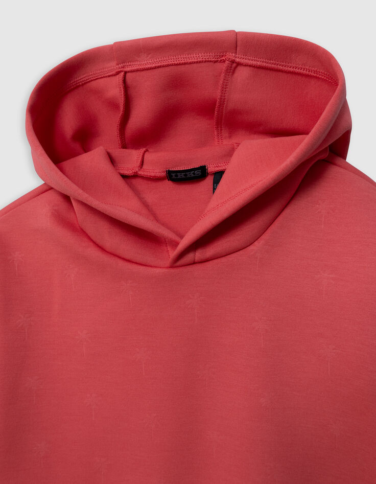Boy's red palm hoodie-2