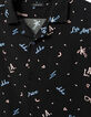 Camisa negra con estampado neón niño -2