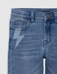 Vaqueros STRAIGHT azul waterless niño-5